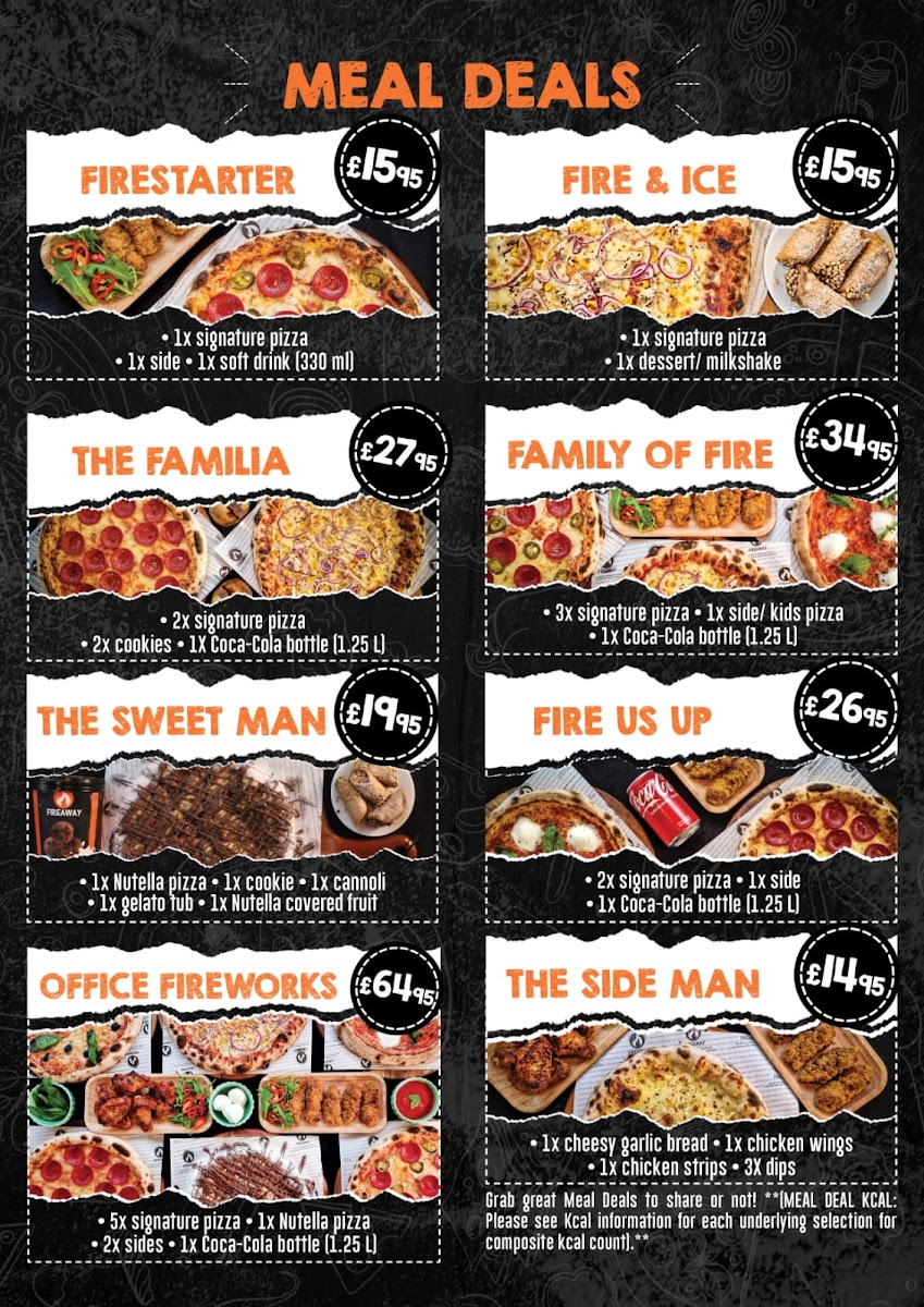 Menu Fireaway Pizza Kilburn-3