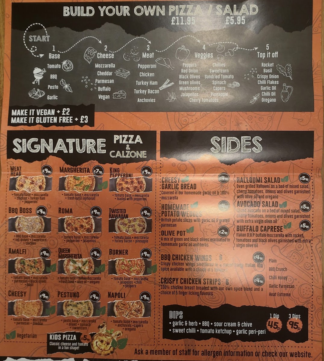 Menu Fireaway Pizza Kilburn-5