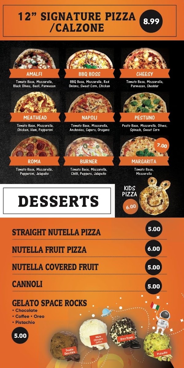 Menu Fireaway Pizza Kilburn-8