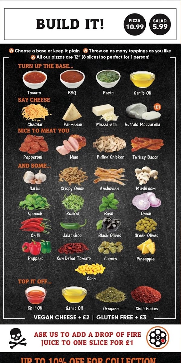 Menu Fireaway Pizza Kilburn-9